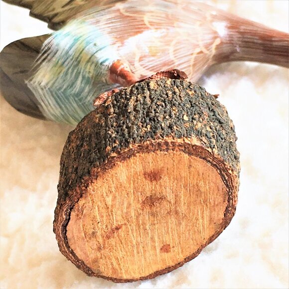 HAND CARVED long neck Goose + HAND PAINTED - Picture 4 of 8